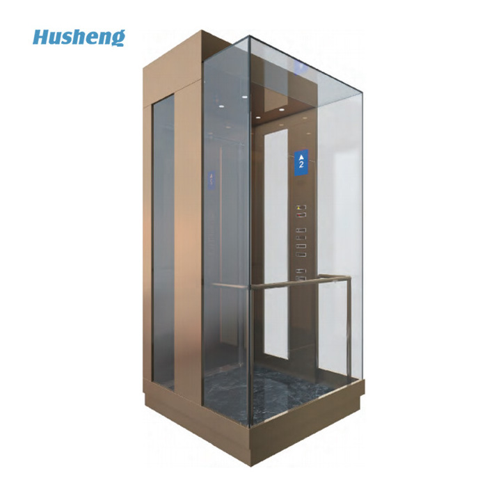 Indoor/Outdoor 2-7 Floors Electric Residential Elevator Small Household Elevator