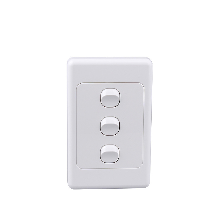 OEM/ ODM Factory Made Design Own Brand Mass SAA Approved 4 Gang 2 way wall light switch