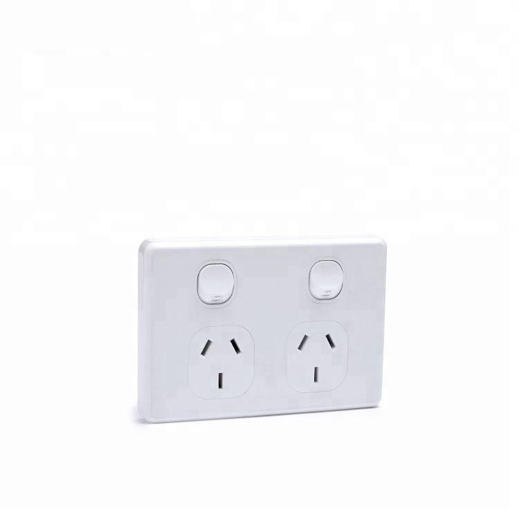 Customized Logo Brand Saa Australia Slimline Light Switch Socket Blank Plate Cover