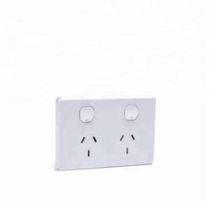 Customized Logo Brand Saa Australia Slimline Light Switch Socket Blank Plate Cover