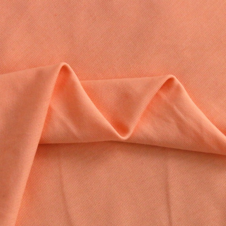 Plain Knitted Fabric 230gsm Plain Fabric for T-shirt Hot Sale Soft Feeling 100%cotton Cotton Sweatshirt Fabric 18 Lightweight 26