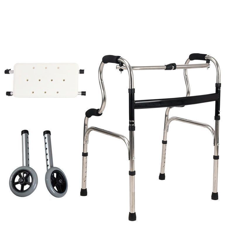 Light Weight Folding Foldable Medical Rehabilitation Elderly Adult Walker For Adults Elderly People