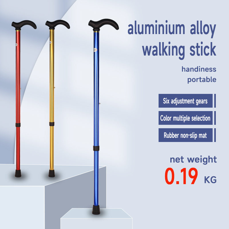 Aluminum Alloy Hiking Walking Stick Collapsible Telescopic Camping Walking Hiking Walking  Stick Trekking Poles