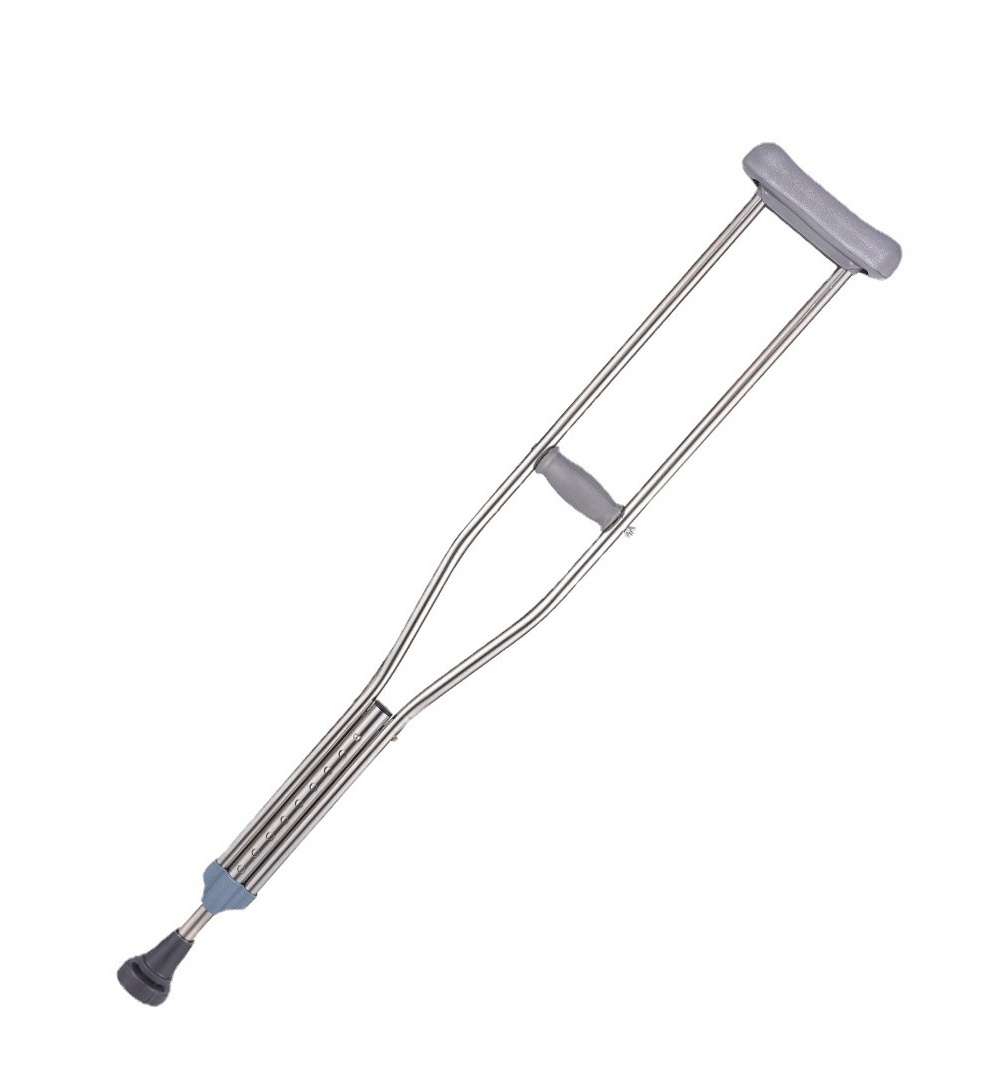 Walking Cane Adjustableunderarm Crutches Axillary Crutches For Injuried Elderly