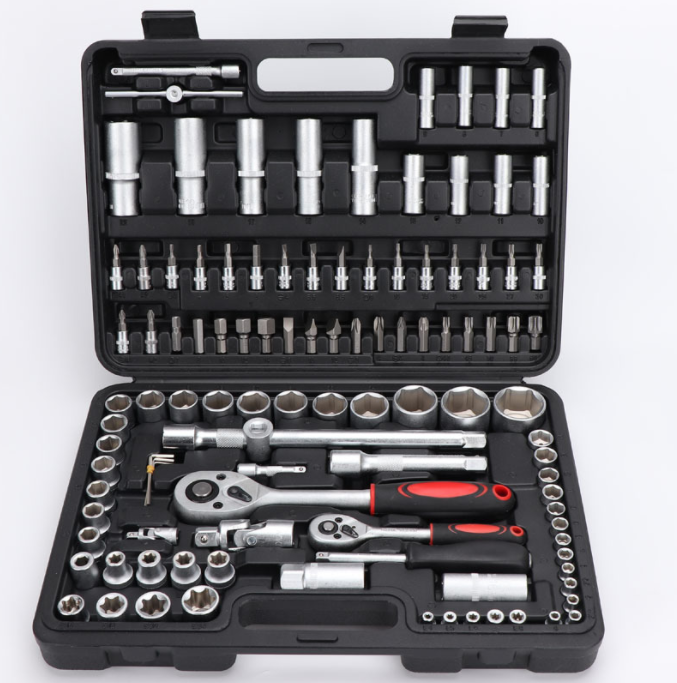 Multifunctional hand tools 108pcs Socket Wrench Tool Set Vehicle Auto Repair Tool Kit