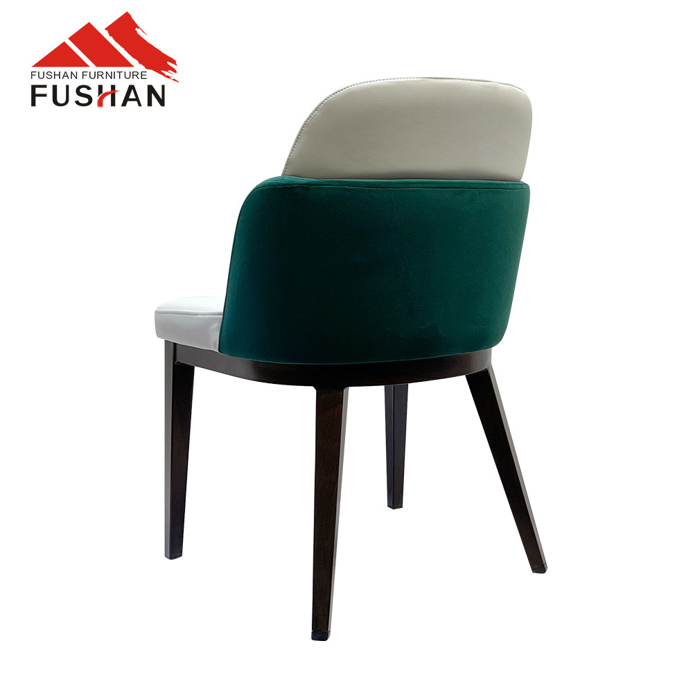 Fushan Italian Style Hotel Dining Chairs Hotel Chair Specific Use Mat Black New Home Furniture Dining Chairs For Hotel