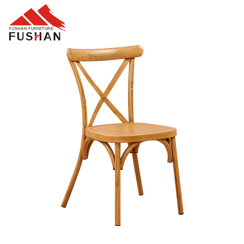 high quality vintage french industrial cafe bistro chairs wood seat restaurant metal chair for cross back desig