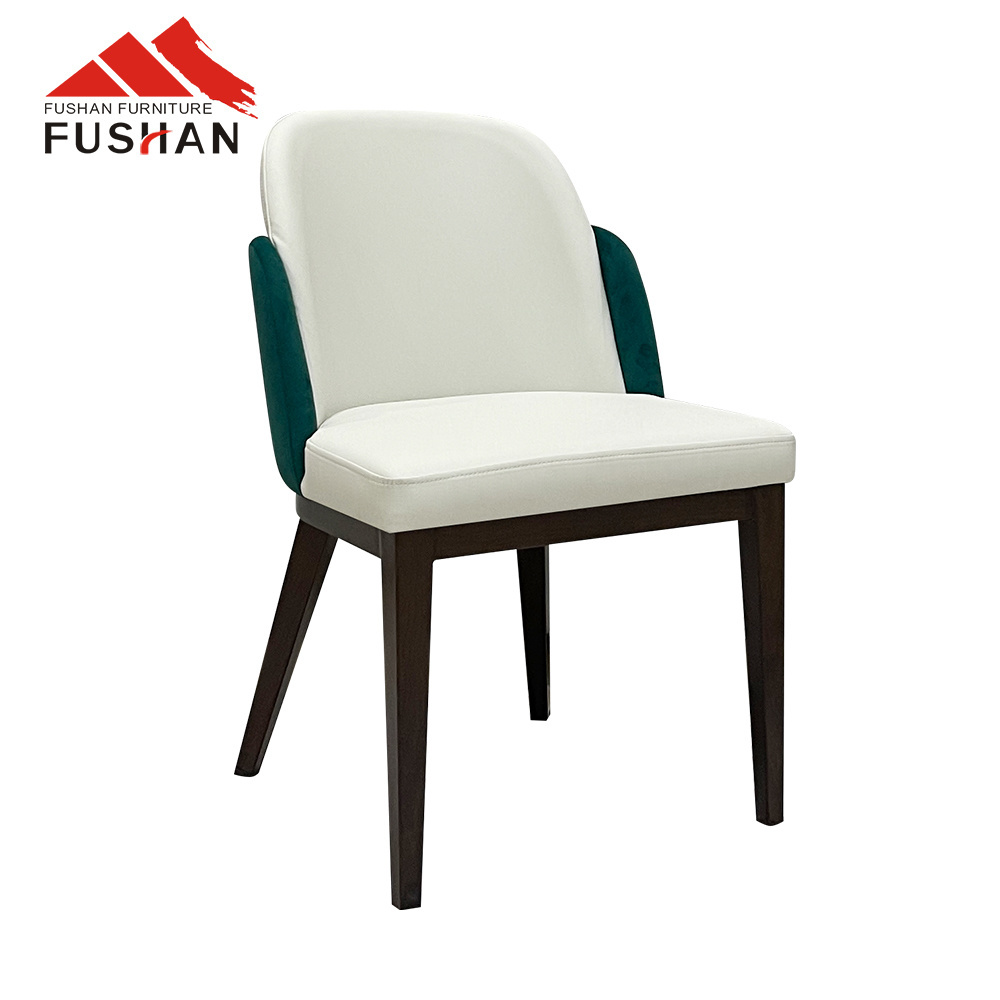 Fushan Italian Style Hotel Dining Chairs Hotel Chair Specific Use Mat Black New Home Furniture Dining Chairs For Hotel