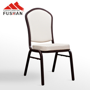 High quality cheap price luxury banquet hall stacking aluminum chair dining room conference used hotel wedding chair for sale