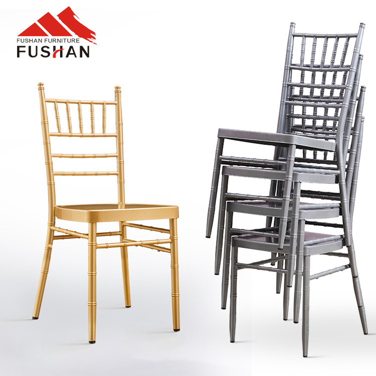 Wholesale Gold Metal Tiffany Weddings Event Chiavari Chairs For Rental Popular Modern Outdoor Banquet Chair