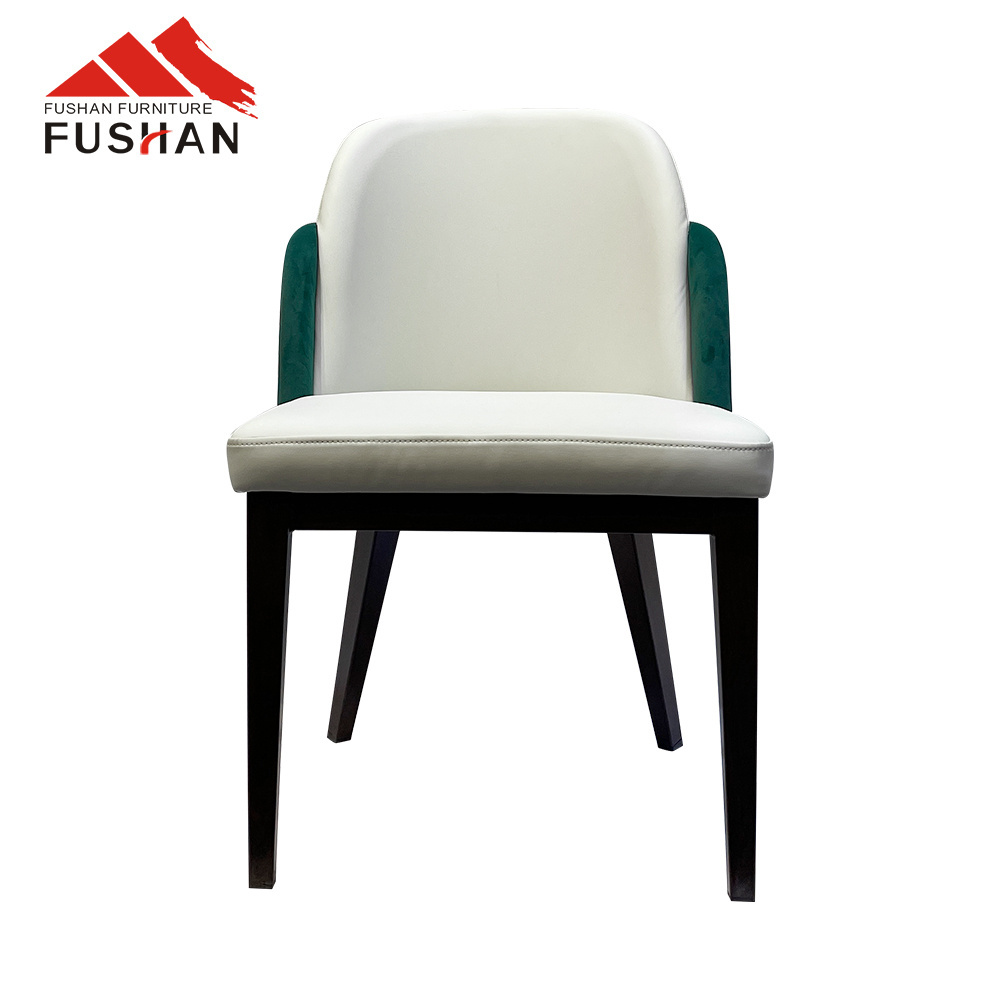 Fushan Italian Style Hotel Dining Chairs Hotel Chair Specific Use Mat Black New Home Furniture Dining Chairs For Hotel