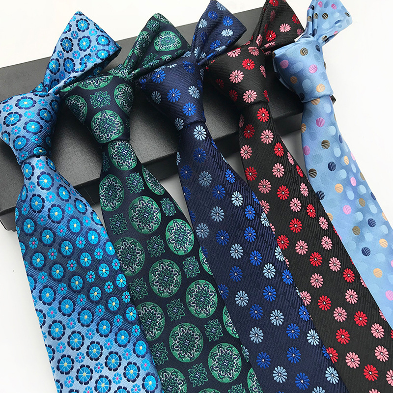 Sheng Zhou Paisley Ties Mens Custom Embroidered Personalized Neckties With Box Packing