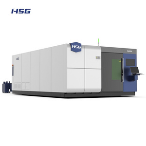 6kW-60kW Fiber Laser Cutting Machine with High-load Double Rails Structure