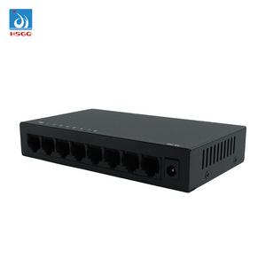 HSGQ-SG108D Original Intelligent ethernet switch 8 Gigabit RJ45 Ports 16G 1000m network switch ftth