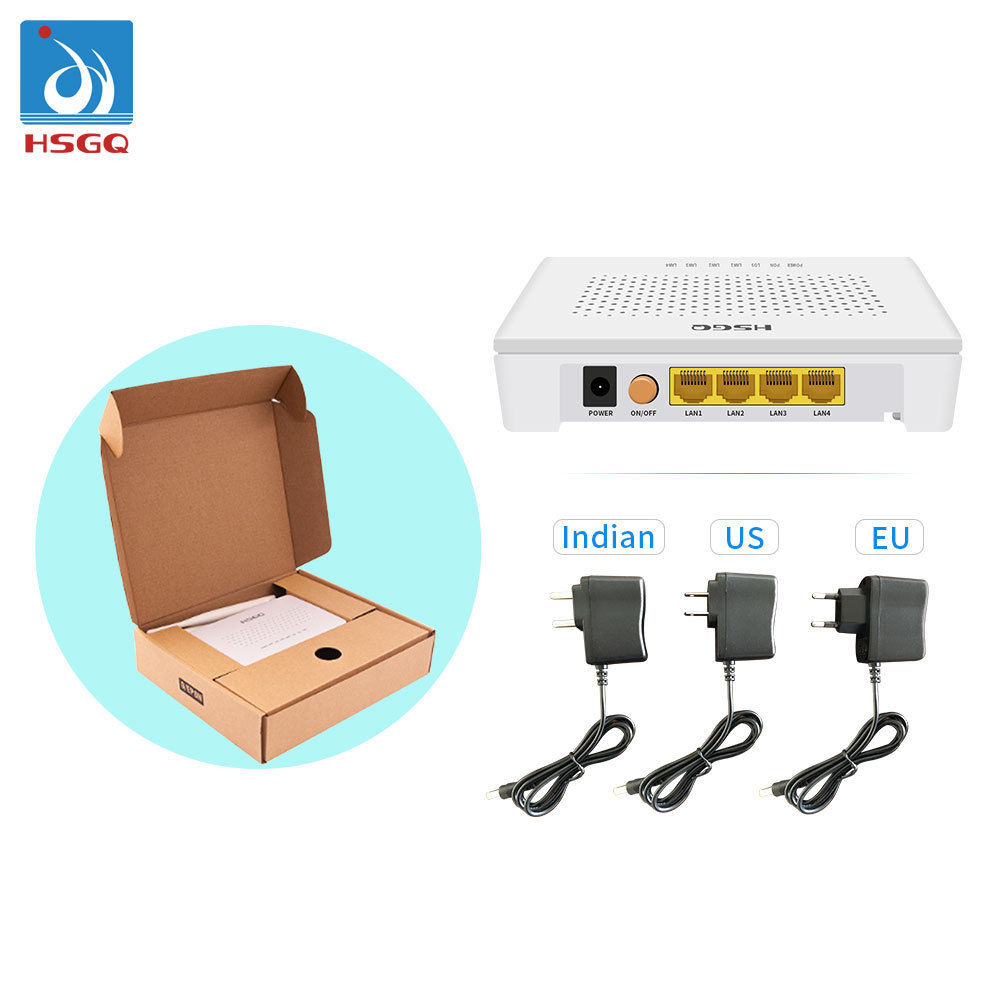 HSGQ GEPON ONU 1GE Router WiFi ONU is realtek chipset Mini GEPON Routing ONU modem