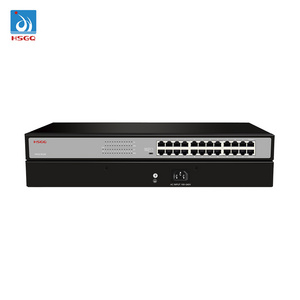 Brand New  HSGQ-SG124 24 ports Ethernet Gigabit Switch with 8 port 10/100/1000Mbps 35.71mpps Ethernet Switcher