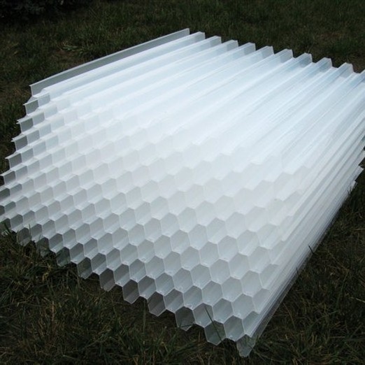 PP PVC waste water treatment honeycomb packing tube settlers plate lamella clarifier media