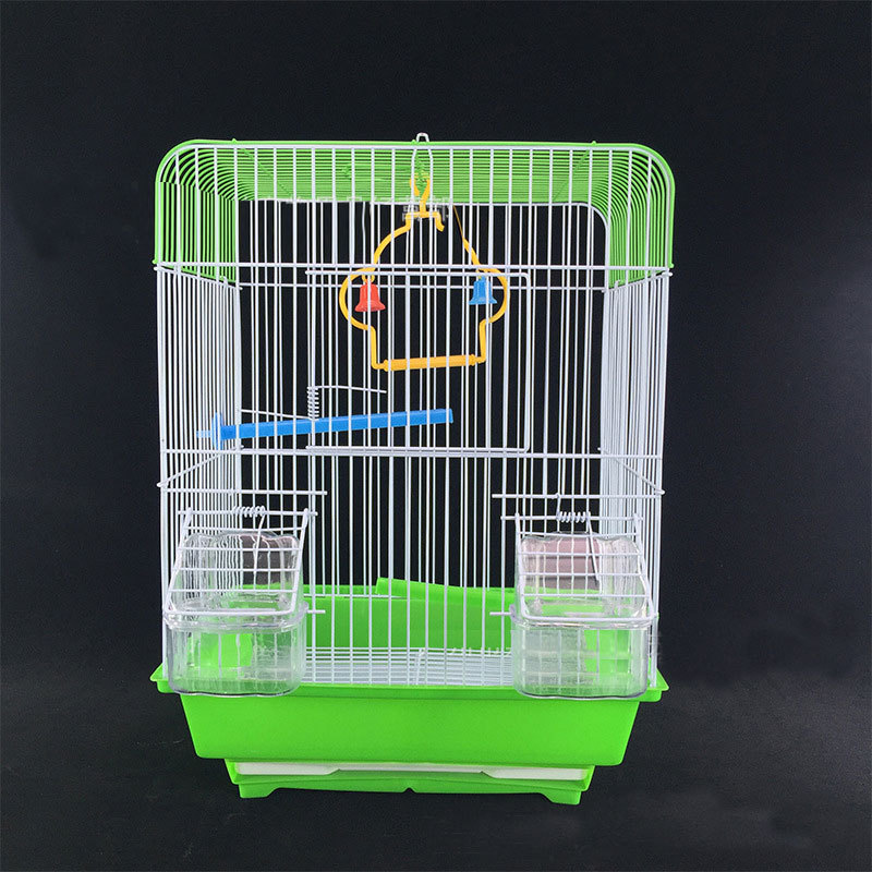 Outdoors Indoors Stainless Steel Wire Collapsible Pet Parrot Bird Cage