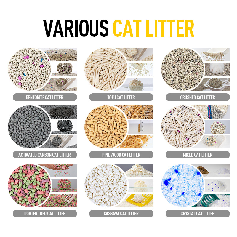 MSDS Factory Cat Sand Odor Control 0.5-4mm Ball Shape Bentonite Cat Litter Sand