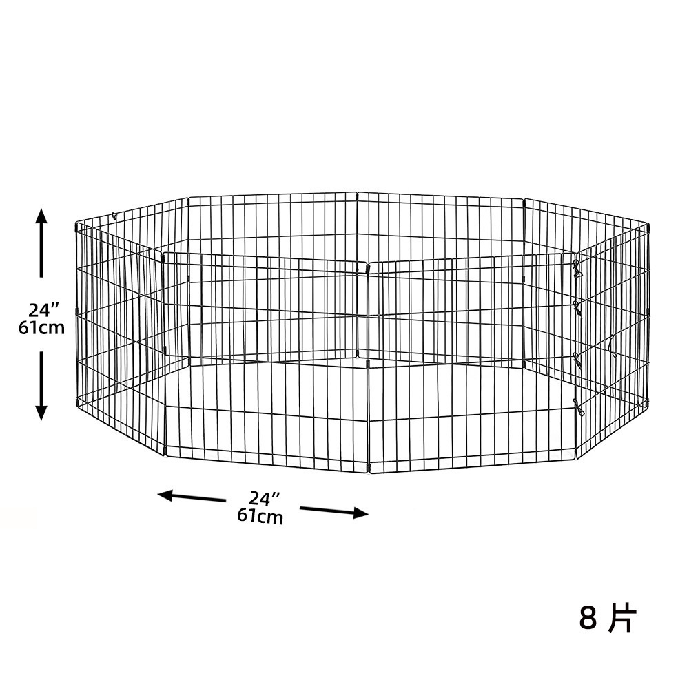 Pet Cage Outdoor Indoor Collapsible Metal Kennels Dog Cages