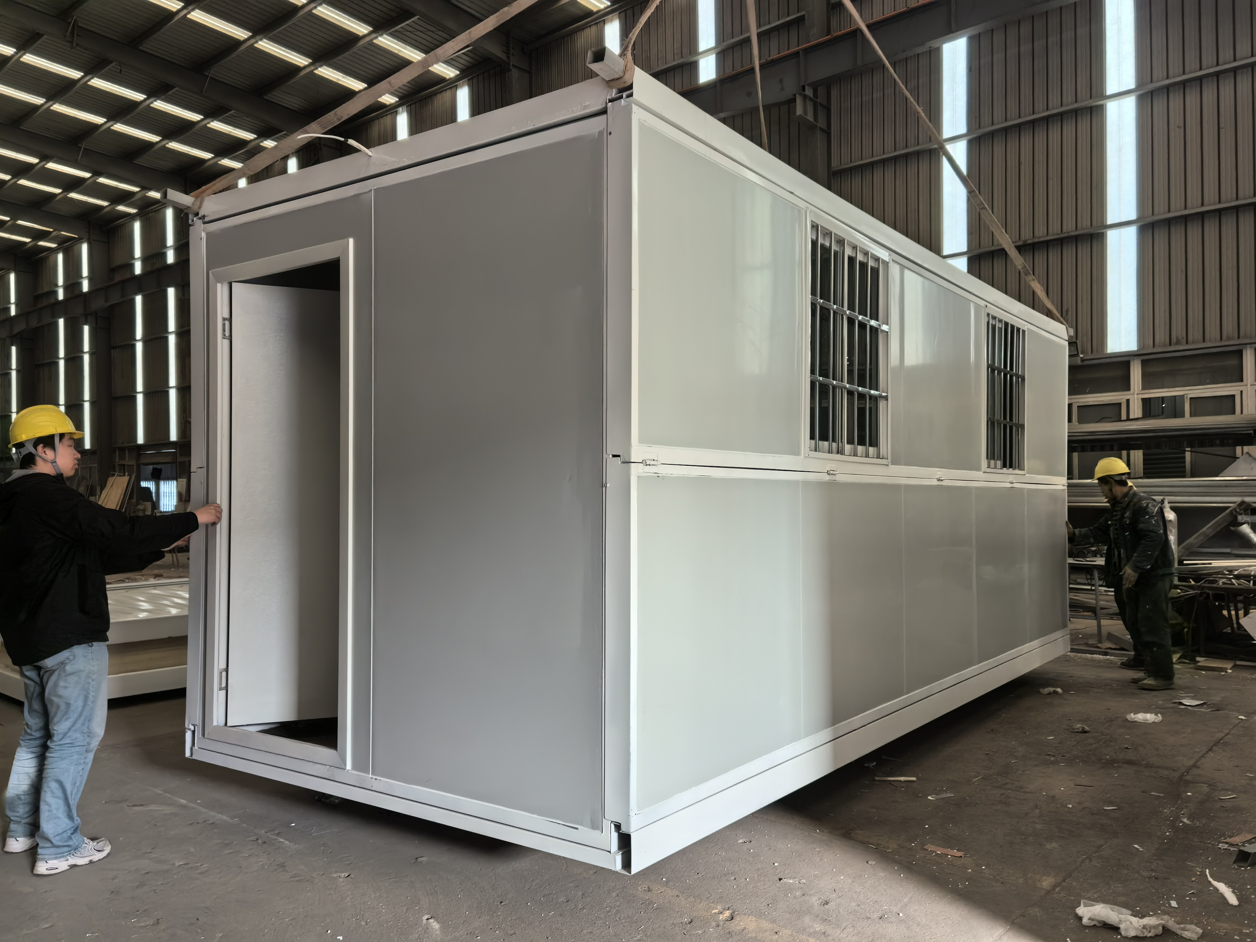 cheap prefab portable folding container house