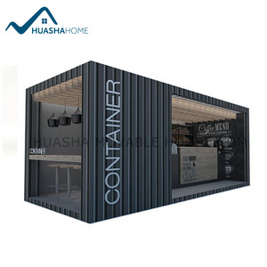 High Quality Container Coffee Bar Shipping Container House 20 ft Coffee Shop/kiosk