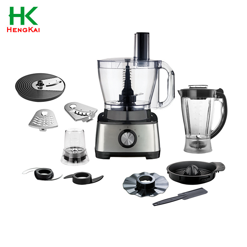 Electric 2 Speeds Food Processor 9 In1 Chopping Grinding Food Processor