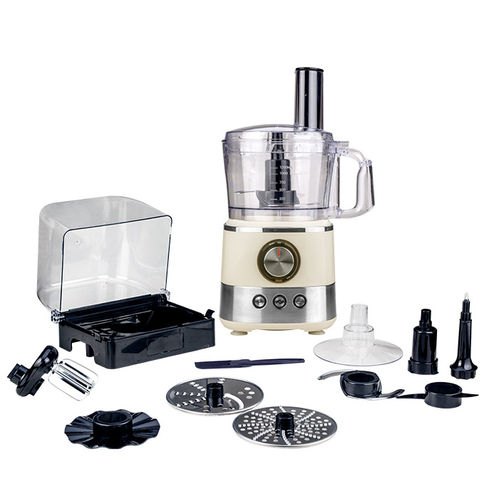 7 cups 1.75L 1000W stainless steel 10 speed home use kitchen copper motor glass blender grinder multiple purposes food processor