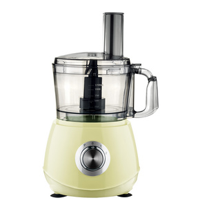 Competitive Price 1.2L 5 cups 1000W  Multi functional plastic housing injection color home use food processor pure