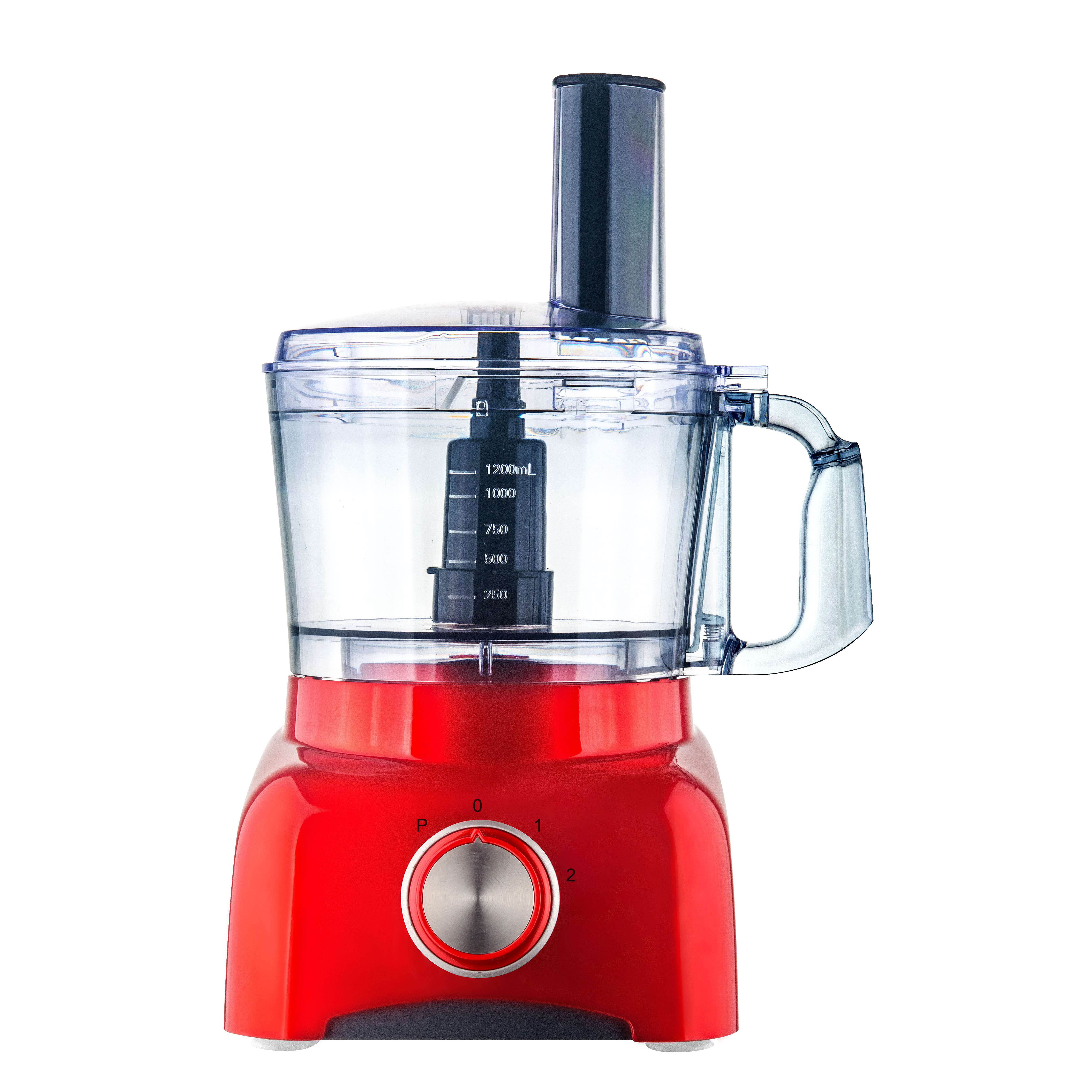 1.2L 600W Red Multifunctional Household Food Processor