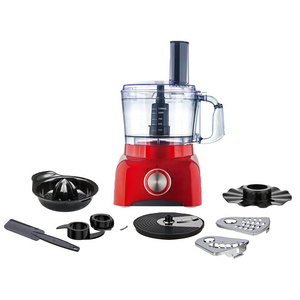 1.2L 600W Red Multifunctional Household Food Processor