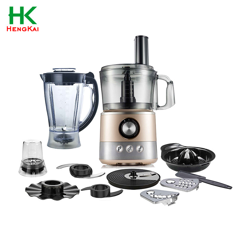 Good Quality New And Unique Technology 3 In 1 Pusher Food Processor