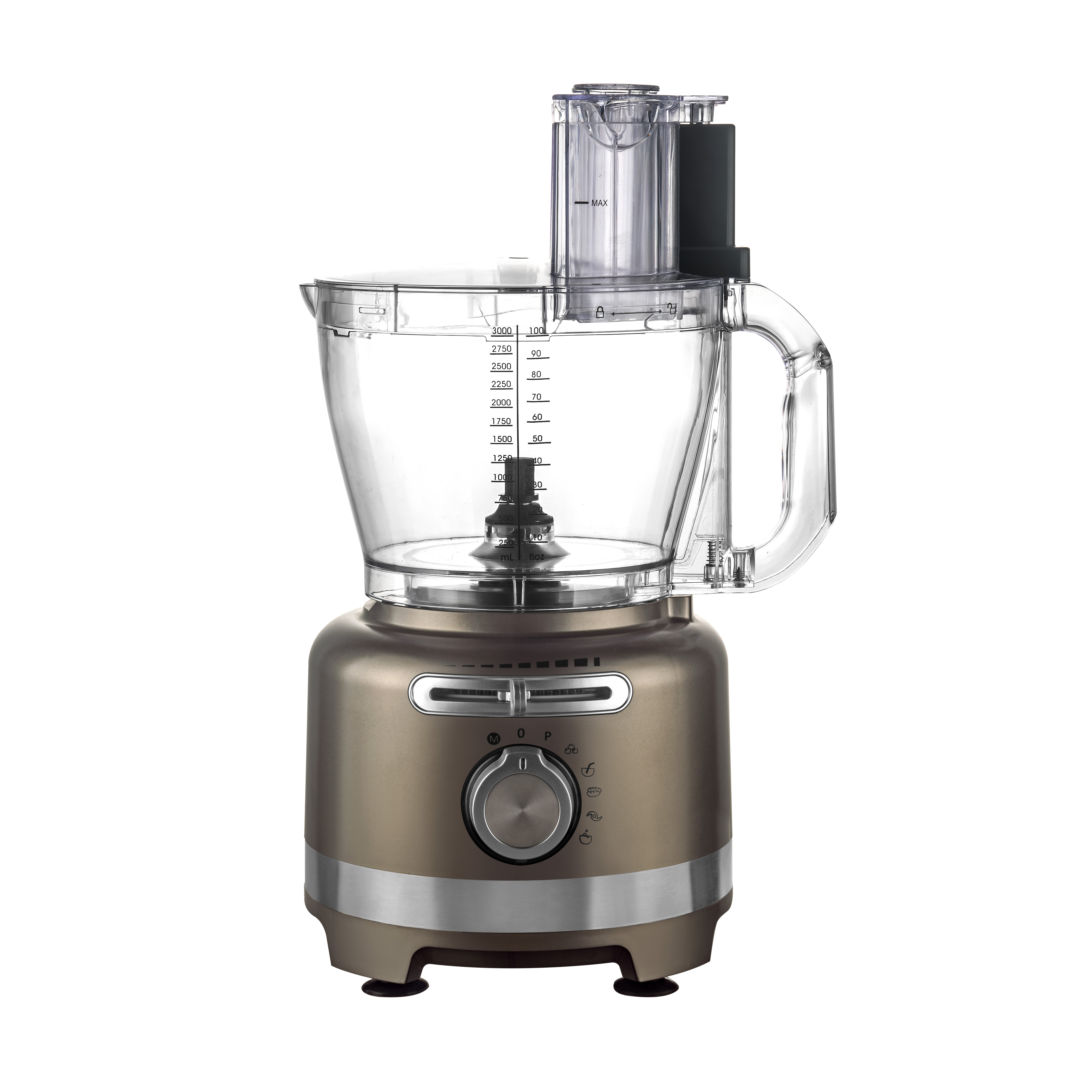 3.0L 13 cups Full copper motor household kitchen blue light 10 speed with 6 modes grinder mixer food processor blender