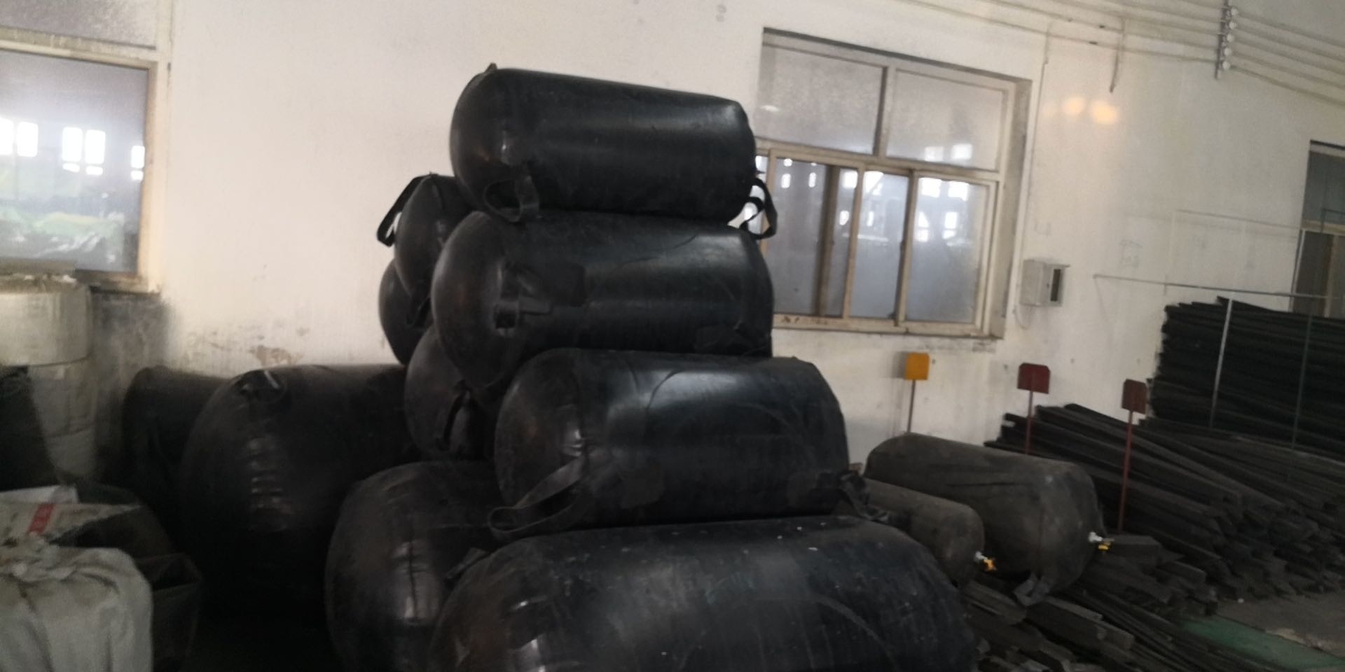 Quality durable inflatable engineering rubber air bladder for precasting formwork culvert