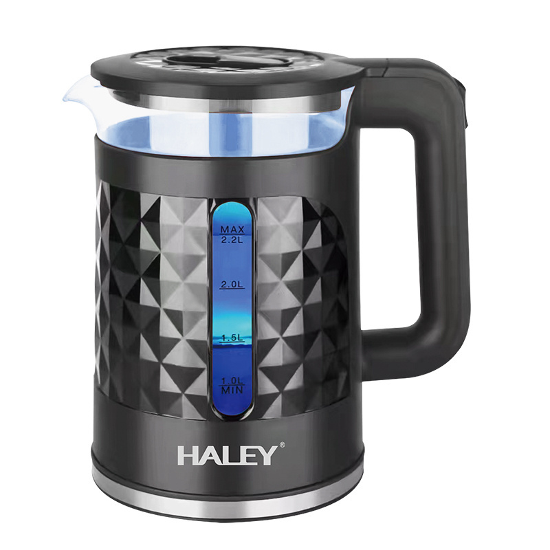 HALEY Popular Electric Kettle 2.2L Hot Water Kettle Stainless Steel Electric Kettle Wasserkocher Warmer elektrische ketel