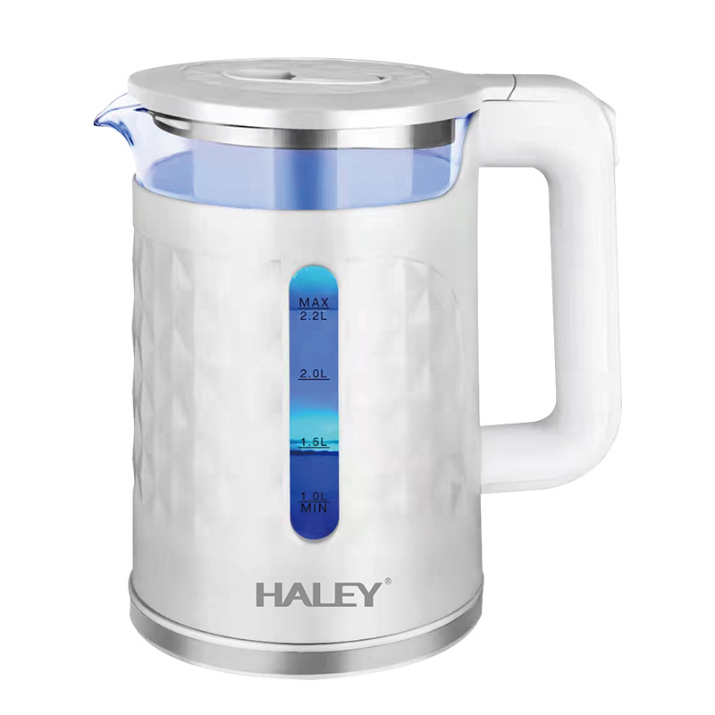 HALEY Popular Electric Kettle 2.2L Hot Water Kettle Stainless Steel Electric Kettle Wasserkocher Warmer elektrische ketel