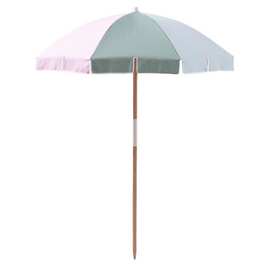 Coated Outdoor Sun Parasol Oxford Sea Beach Umbrella with UV Protection