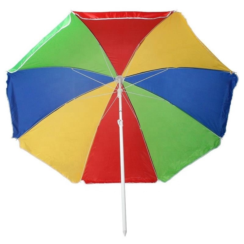 6ft small outdoor sun protection portable beach umbrella