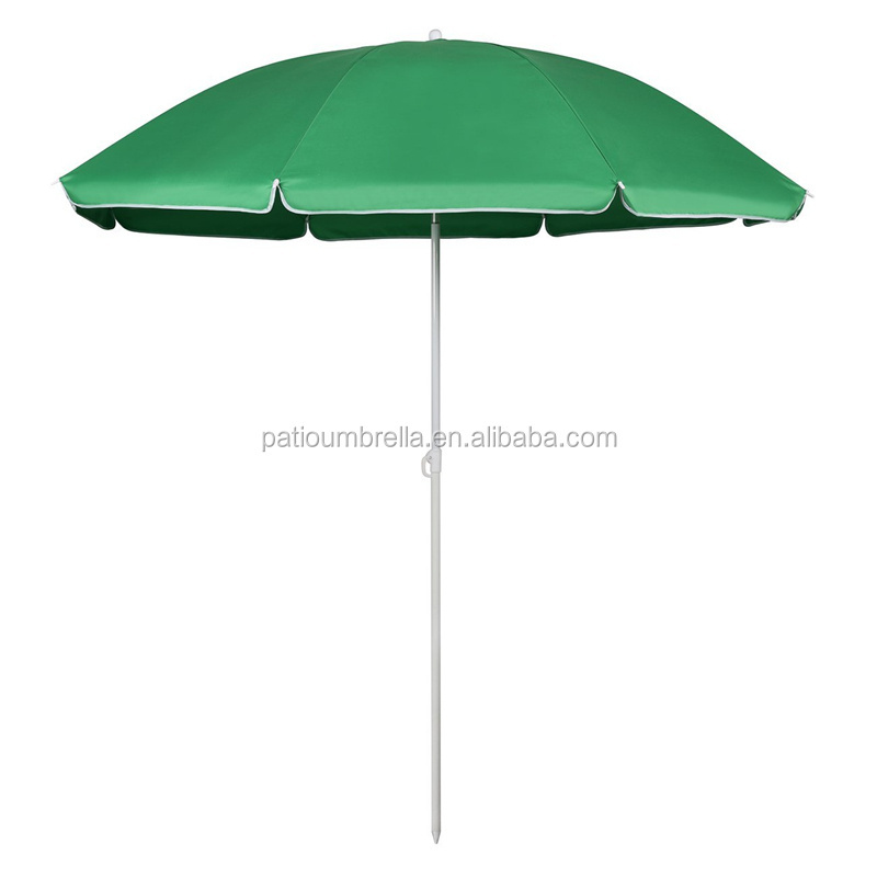 180cm small portable outdoor advertising beach umbrella with tilt for promotion