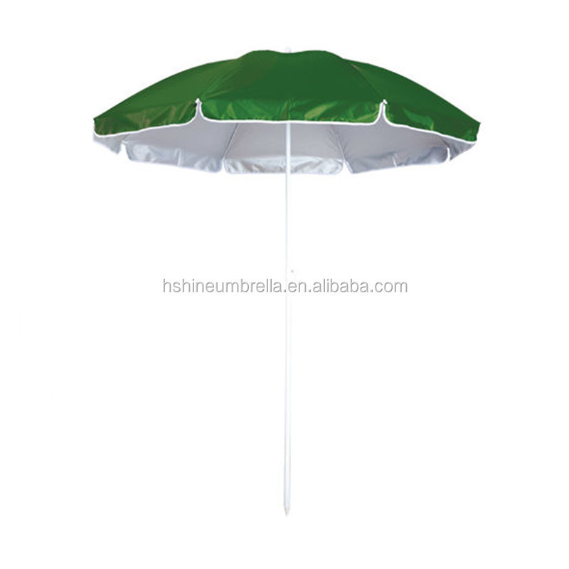 6ft high uv protection metal frame outdoor beach umbrella