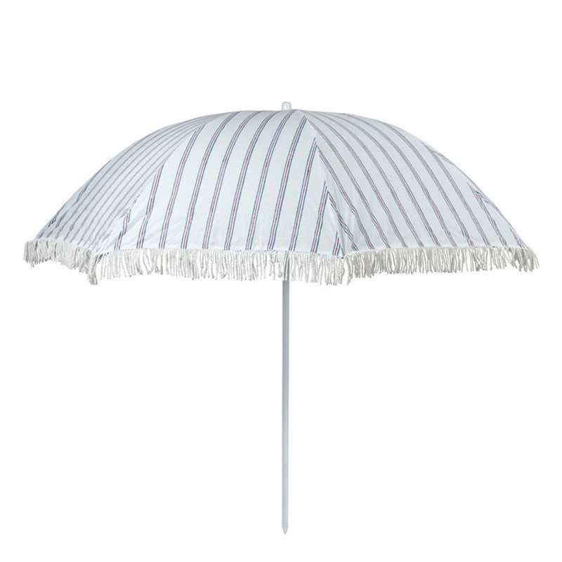 180cm small high uv protect outdoor beach umbrella with tassels