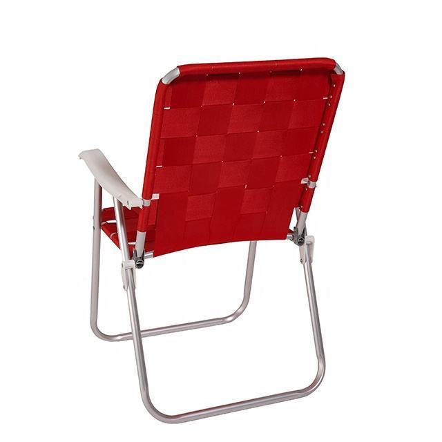 Multifunctional Portable Backrest Beach Chair Bandage Chair Outdoor Camping Folding Office Woven Chair Factory Direct Sales