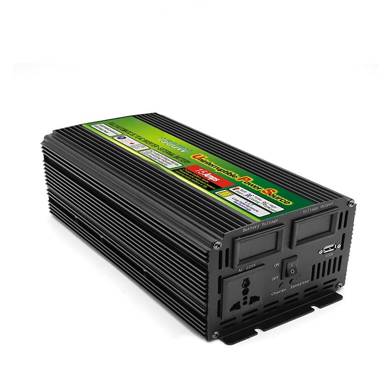 HOULI Rechargeable 1500W / 3000W Ups Inverter 12V To 220V Modified Ups Inverter Solar Ups Inverter