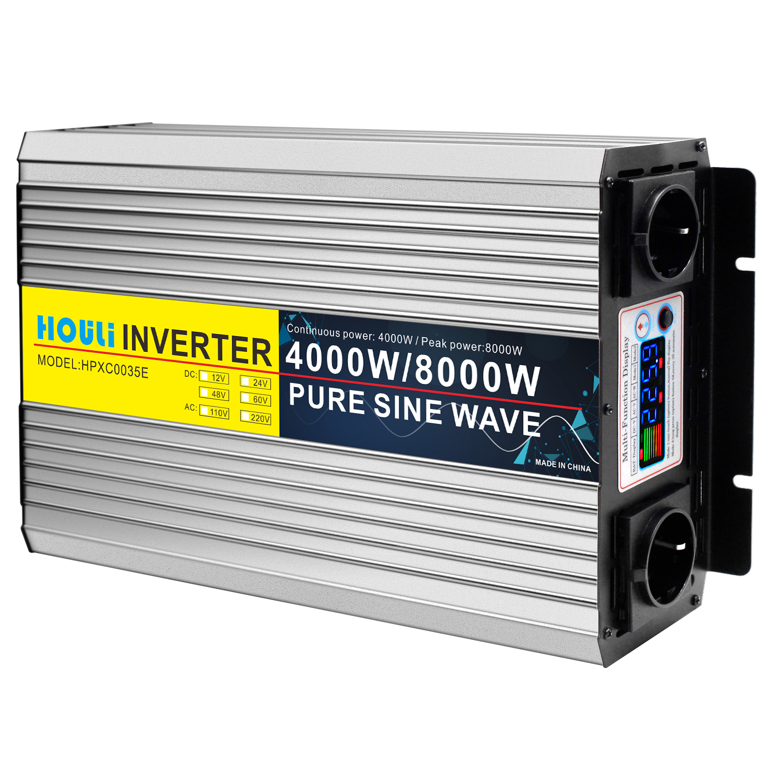 HOULI Quality Reasonable Price Solar Inverter 8000 Watt Pure Sine Wave Inverter Dc 12V To Ac 220V Car Power Inverter 8Kw Convert