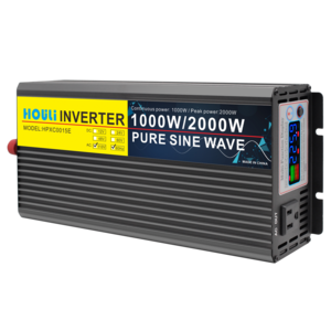 HOULI 2000W Power Inverter Dc 12V To Ac 110V Pure Sine Wave Inverter Car Conversor De 2000w 24v 48v  110v Onda Sinusoidal Pura