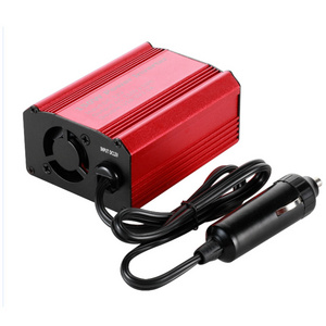 HOULI Dual USB 5V 2.1A charger DC 12V to AC Cigarette Lighter Plug 150 watt 300W Car Power Inverter 150W Phone Adapter