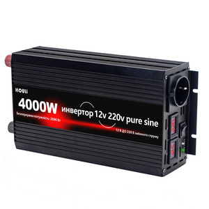 HOULI 1000W 1600W 2000W Generator Inverter 12V Power Inverter 24V 4000 Watt Pure Sine Wave Inverter Onda Pura Inversora