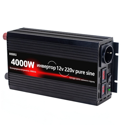 HOULI 1000W 1600W 2000W Generator Inverter 12V Power Inverter 24V 4000 Watt Pure Sine Wave Inverter Onda Pura Inversora