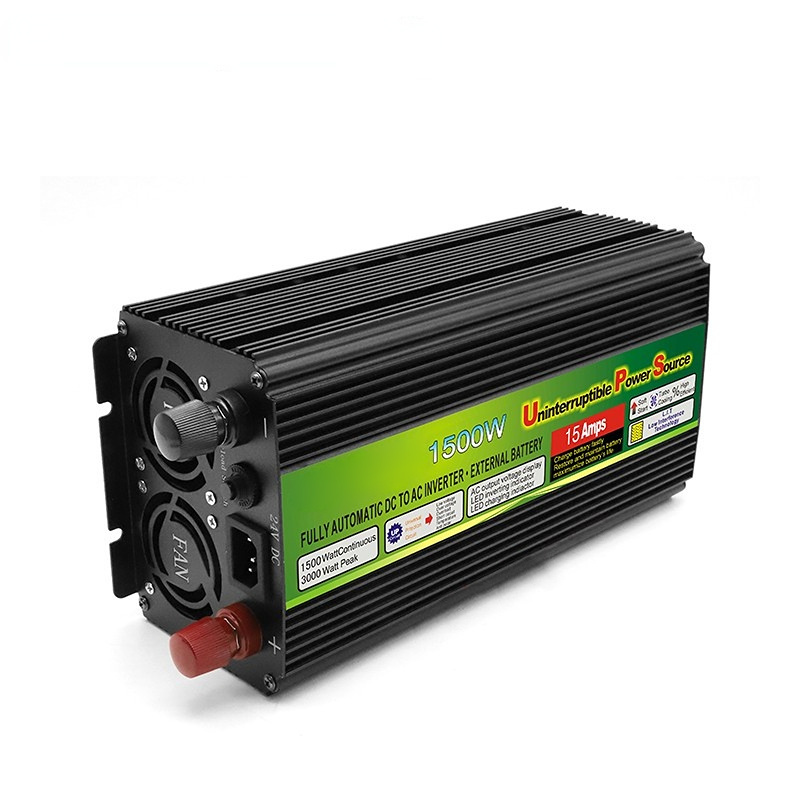 HOULI Rechargeable 1500W / 3000W Ups Inverter 12V To 220V Modified Ups Inverter Solar Ups Inverter