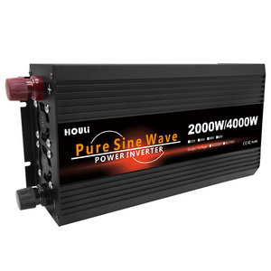 HOULI Pure Sine Wave Inverter Onda Pura 12V 220V 4000W Home Car Power Generator Inverter Pure Sine Wave Invertor